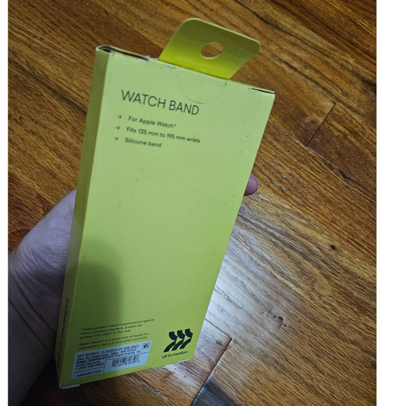 All In Motion Watch Silicone Starless Band Apple 42/44/45mm Independent Yellow - Picture 4 of 5